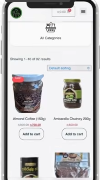 Previous WooCommerce store — product page
